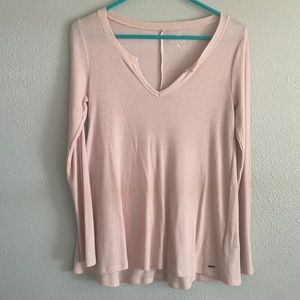 Hollister Light Pink Long Sleeve | Size Small